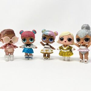 LOL Surprise Dolls Lot of 5 Series 2016 Cosmic Queen As If Baby Glitter